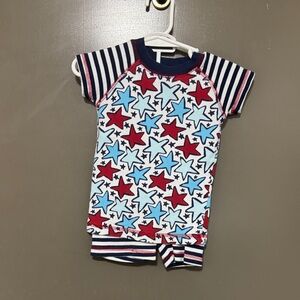 Gymboree Red and Blue Star Matching Set